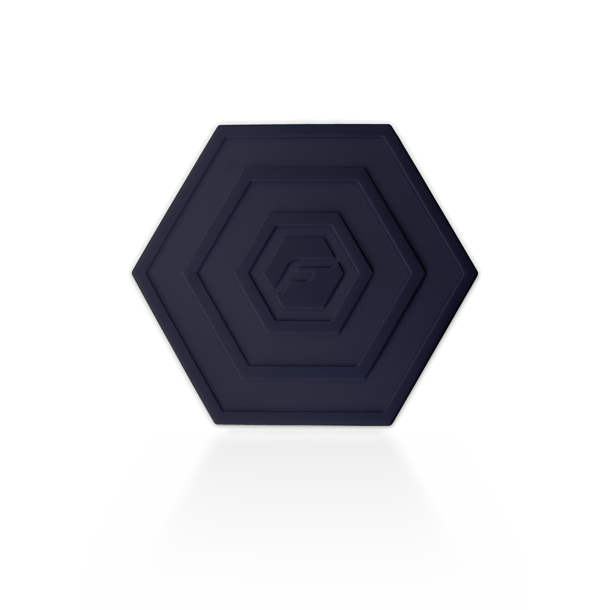 Black Flabocce flab: one soft hexagon disc for flat bocce