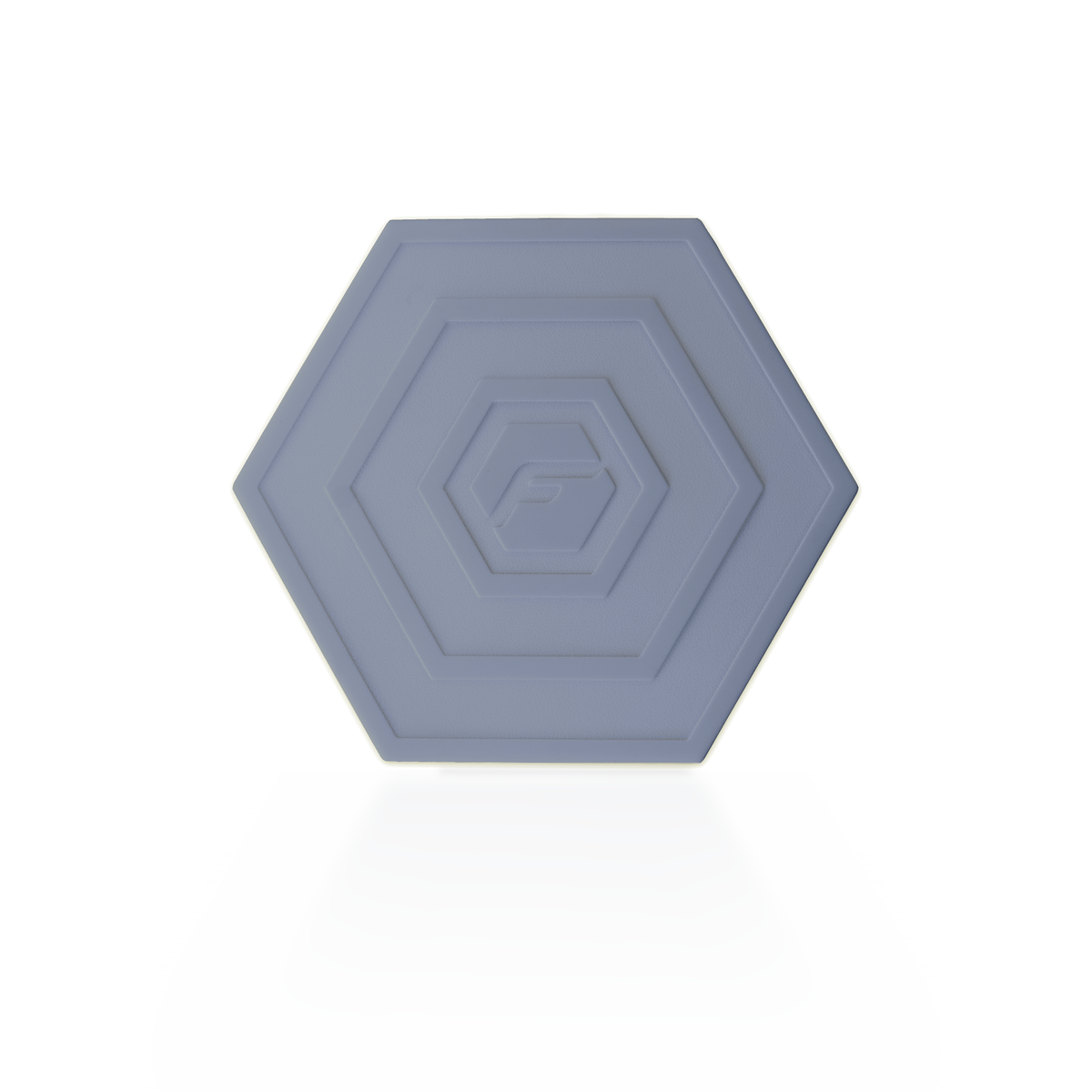 Silver Flabocce flab: one soft hexagon disc for flat bocce