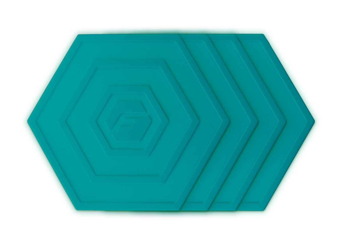 Teal Flab 4-Pack